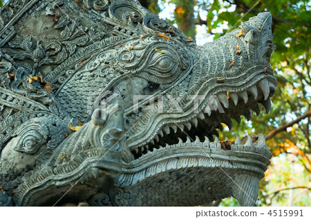 statue, naga, thailand 4515991