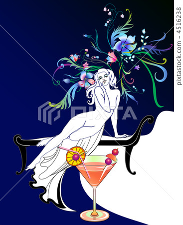 beautiful girl silhoette 4516238