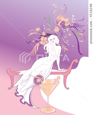 beautiful girl silhoette beautiful girl silhoette 4516246