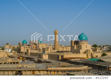 Panorama of Bukhara, Uzbekistan 4517247
