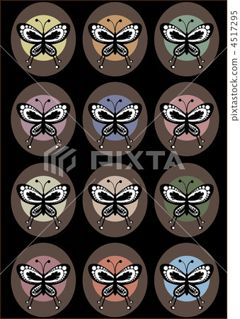 retro butterflies 4517295