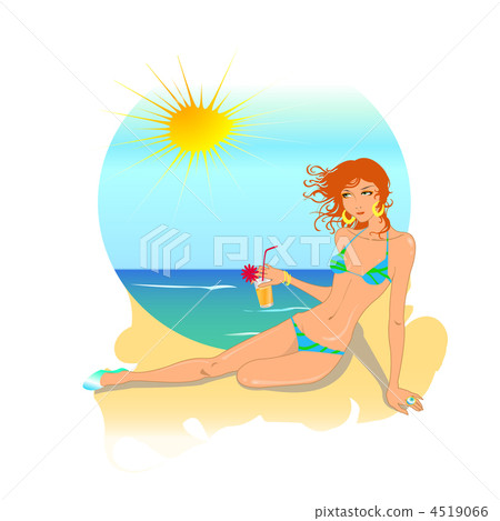 woman on the beach 4519066