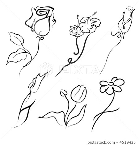 flowers Design Set flowers Design Set 4519425