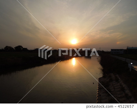 sunset, rivers, sunsets 4522657