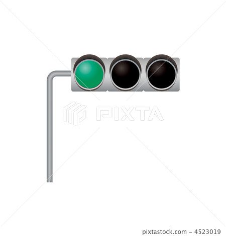 綠燈的例證 4523019