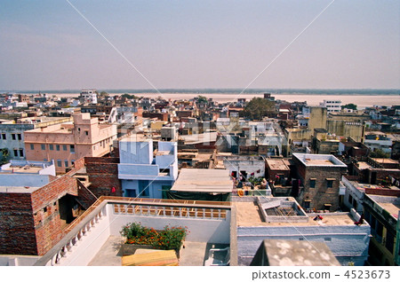 恒河-1997 年 2 月（巴特那 / 印度） 4523673