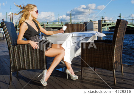 Coffe break at the river 4529216