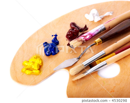 Close up of school supplies. Close up of school supplies. 4530298