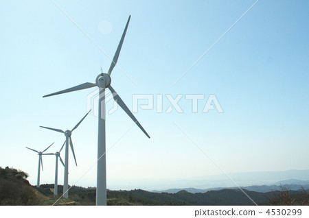 Wind power plant in Mie prefecture · Aoyama plateau-6 4530299