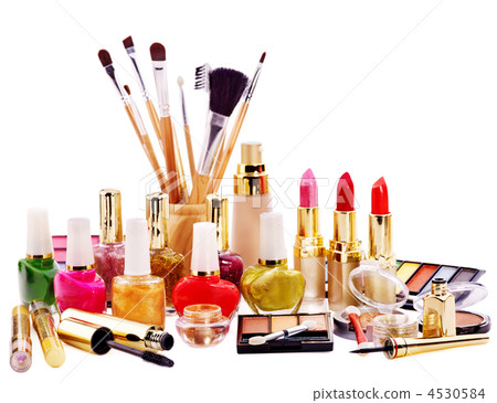 Decorative cosmetics for makeup. Decorative cosmetics for makeup. 4530584