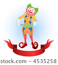 clown juggling colorful playing card 4535258