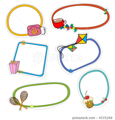 funky retro stickers 4535268