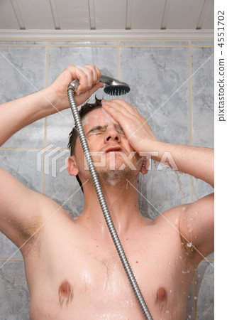 Man in a bathroom Man in a bathroom 4551702