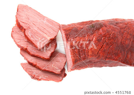 Close up of Slices beef Close up of Slices beef 4551768