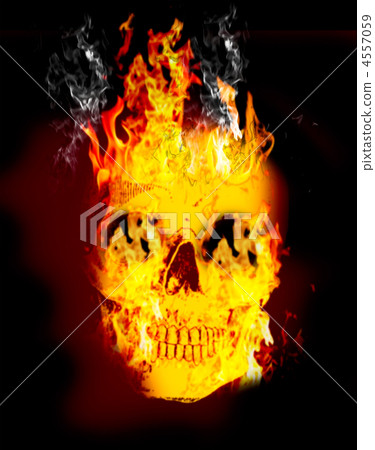 Fire skull Fire skull 4557059