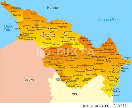 Caspian region countries 4557461