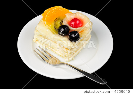 creamy tart with friuts on top 4559640