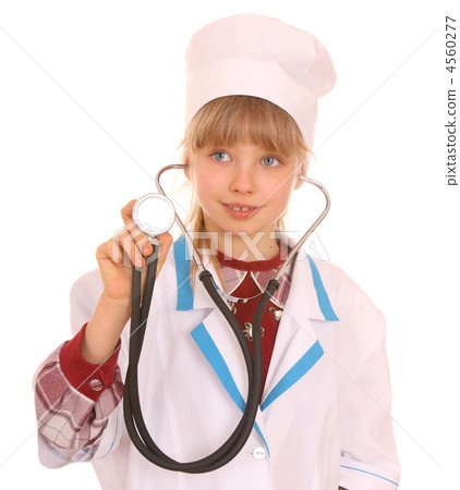 Child in costume of doctor. 4560277
