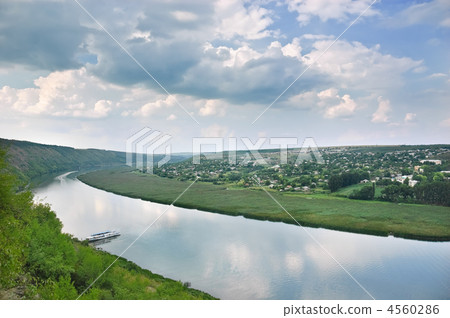 Dniester river, Moldova Dniester river, Moldova 4560286