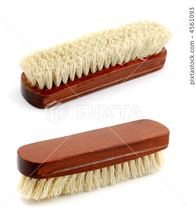 Wooden clothes brush isolated on white background 4561093