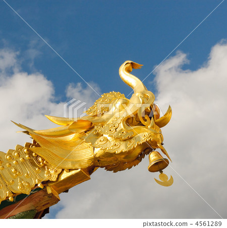 architectural details of songzanlin tibetan monastery, shangri-l 4561289
