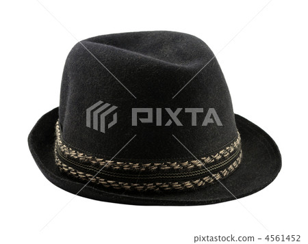 Black hat isolated on white background 4561452