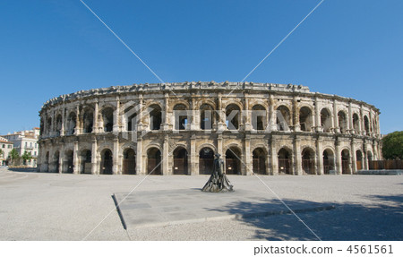Arenas of Nimes, Roman amphitheater in Nimes, France Arenas of Nimes, Roman amphitheater in Nimes, France 4561561