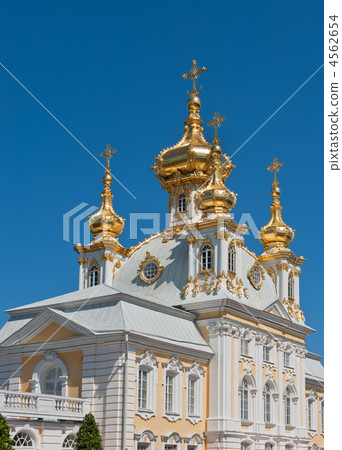 Grand palace, Petergof, Russia 4562654