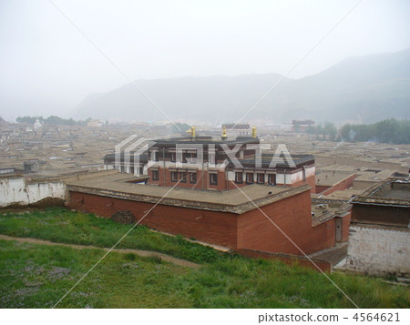 甘肅省Natsuoga Raku寺 4564621