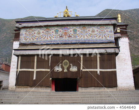 甘肅省Natsuoga Raku寺 4564640