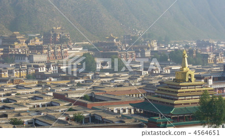 甘肅省Natsuoga Raku寺 4564651