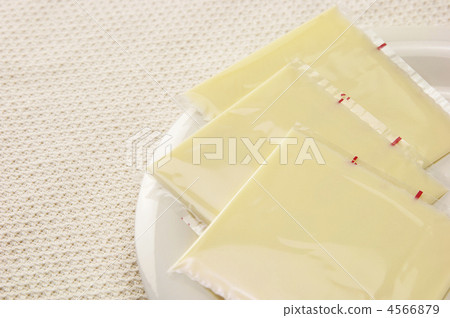 切片的奶酪 4566879