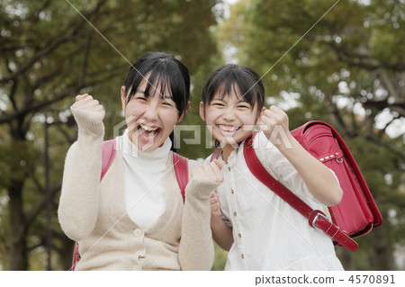 小學生 小學學生 女孩 4570891