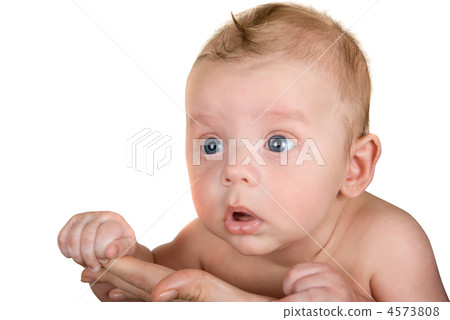 baby boy at mother hand 4573808