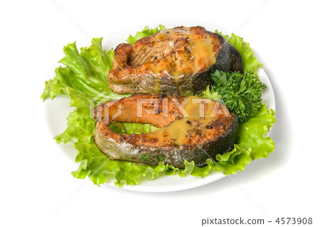 Tasty hunchback salmon fish 4573908