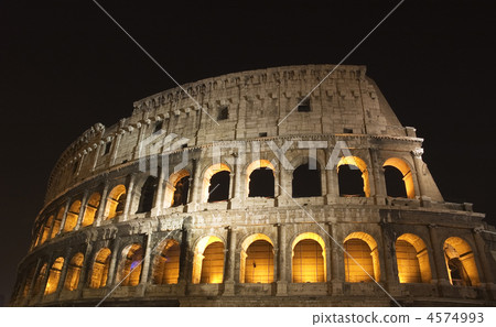 coliseum at night coliseum at night 4574993