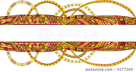 Abstract Border Ethnic Pattern Abstract Border Ethnic Pattern 4577204