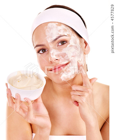 Natural homemade organic  facial masks of honey. 4577829