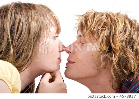 Portrait of smiling young beauty couple 4 Portrait of smiling young beauty couple 4 4578937