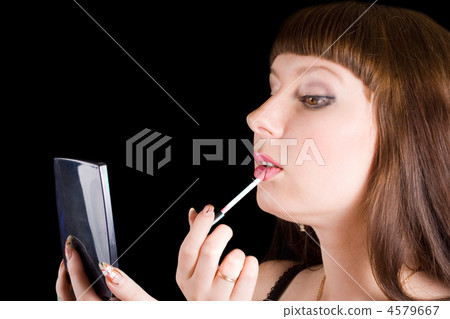 Makeup. Isolated on a black background 4579667