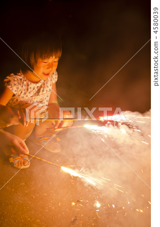 Fireworks and girls Fireworks and girls 4580039