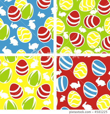 Colorful seamless pattern with easter eggs ,... - Stock Illustration ...