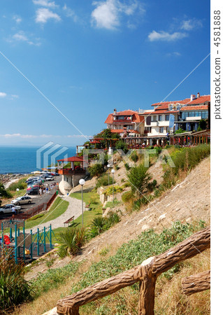 Black Sea Coast in ancient city of Nessebar, Bulgaria Black Sea Coast in ancient city of Nessebar, Bulgaria 4581888