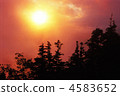 夕陽 日落 晚霞 4583652