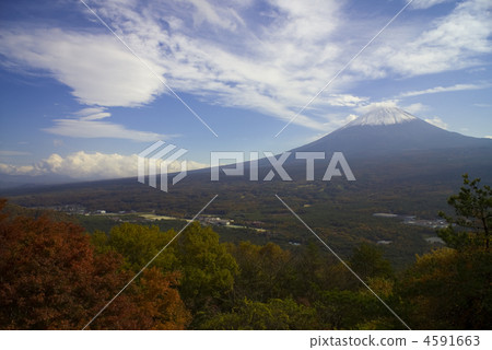 富士山 堆 許多 4591663