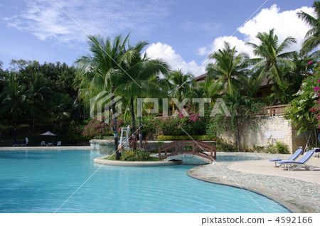 Philippine cebu resort poolsides in the resort Philippine cebu resort poolsides in the resort 4592166