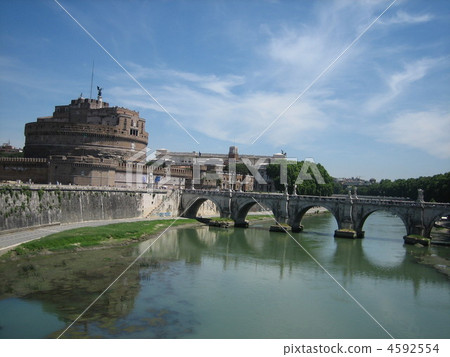 Rome view of the Terve river 4592554