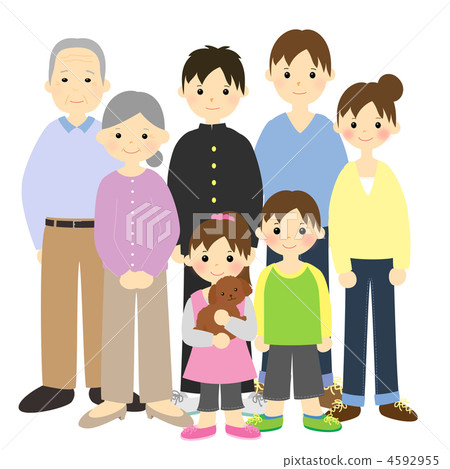 3代家庭（3個孩子） 4592955