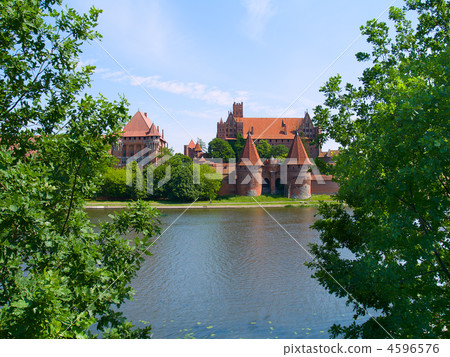 medieval castle in Malbork medieval castle in Malbork 4596576