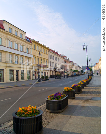 street (Novy Swiat), Warsaw, Poland 4596591